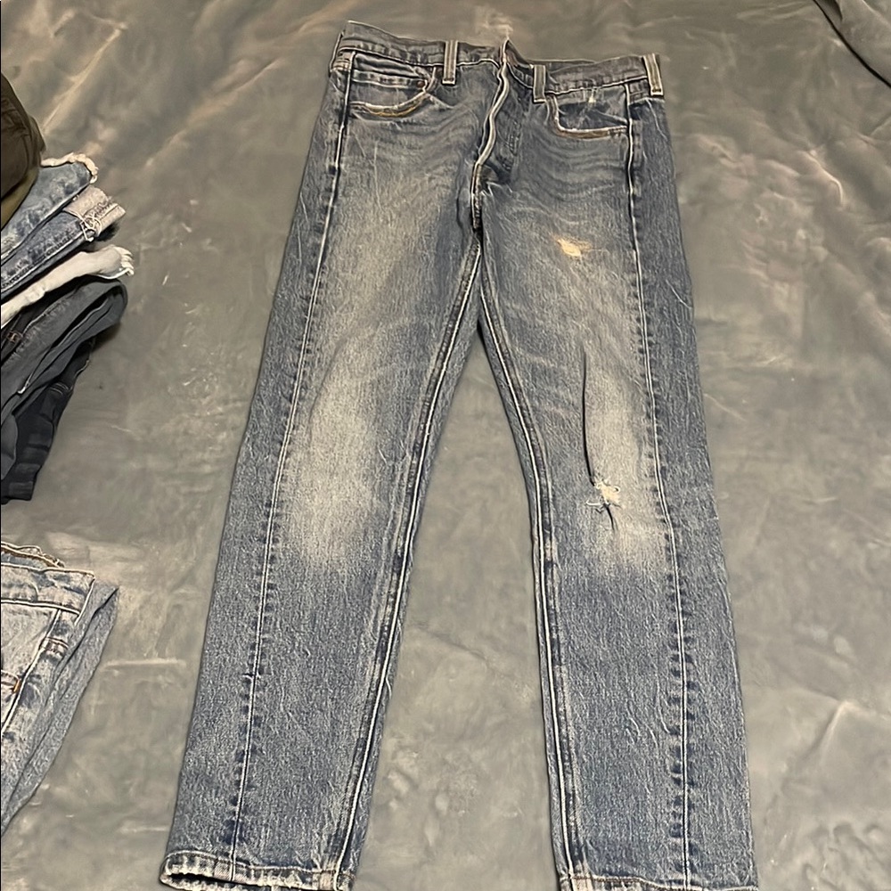Levi's Blue Straight Jeans Classic Style